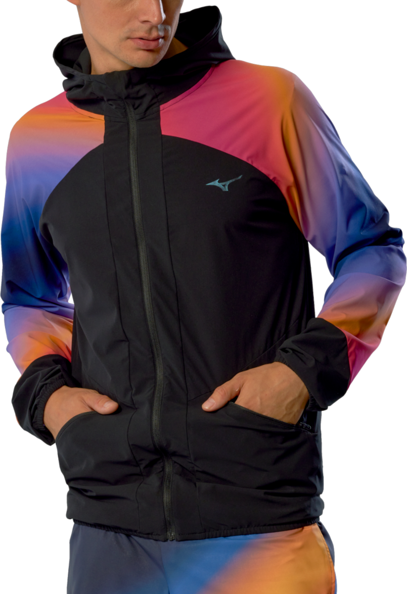 Bunda Mizuno Mizuno Active Alpha Hanabi Hooded Jacket Rôznofarebný | j2gec503-97