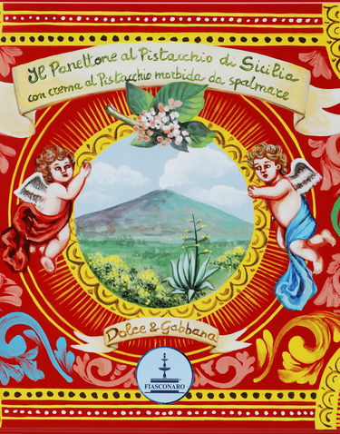 Home decor Dolce & Gabbana Pistachio Panettone With A Velvety Pistachio Cream Rôznofarebný | PN0803RED2083000, 3