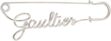 Spona Jean Paul Gaultier Jean Paul Gaultier 'The Gaultier' Safety Pin Brooch Metalická | 23/12-U-BR009-X029-91, 0