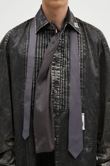 Košeľa Maison MIHARA YASUHIRO Maison MIHARA YASUHIRO Accessories Mixed Relaxed Longsleeve Shirt Šedá | J13SH185, 3