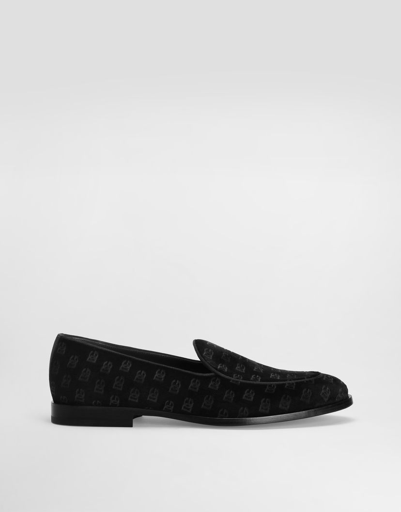 Doplnky Dolce & Gabbana Dolce & Gabbana Velvet Loafers Čierna | A50680A656980999