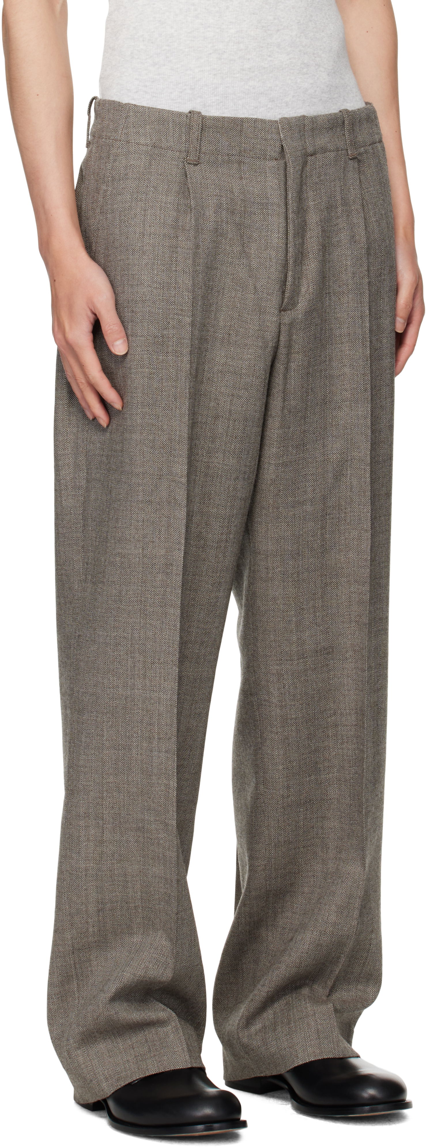 Nohavice OUR LEGACY Our Legacy Borrowed Chino Trousers Šedá | M4254BBN, 1