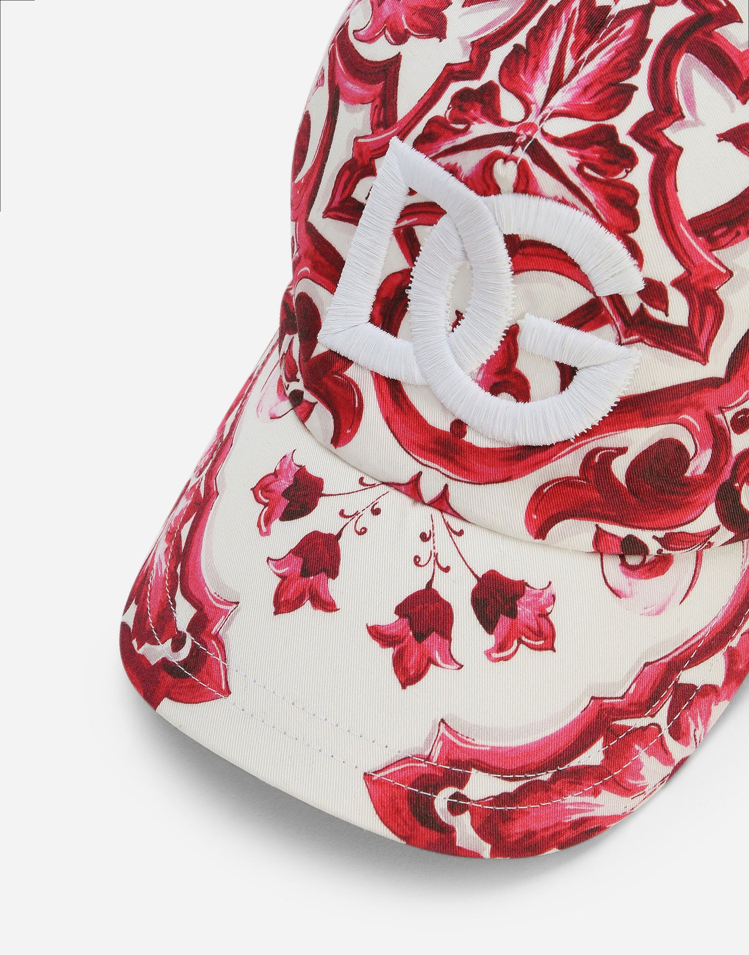 Šiltovka Dolce & Gabbana Dolce & Gabbana Majolica Print Baseball Hat with DG Logo Embroidery Rôznofarebný | LB5H11G7J5NHE3TN, 1