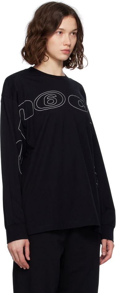 Tričko Maison Margiela MM6 Maison Margiela Long Sleeve T-Shirt Žltá | SH0NH0017 S24312, 4