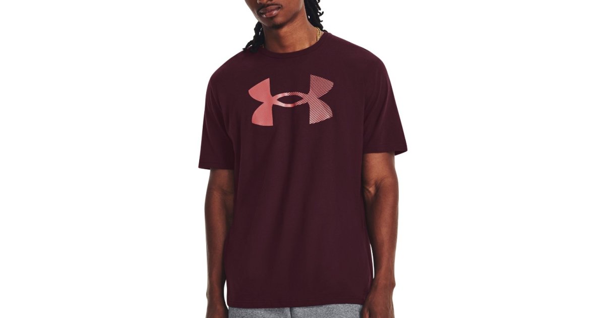 Tričko Under Armour Logo Fill Tee Vínová | 1379451-600, 1