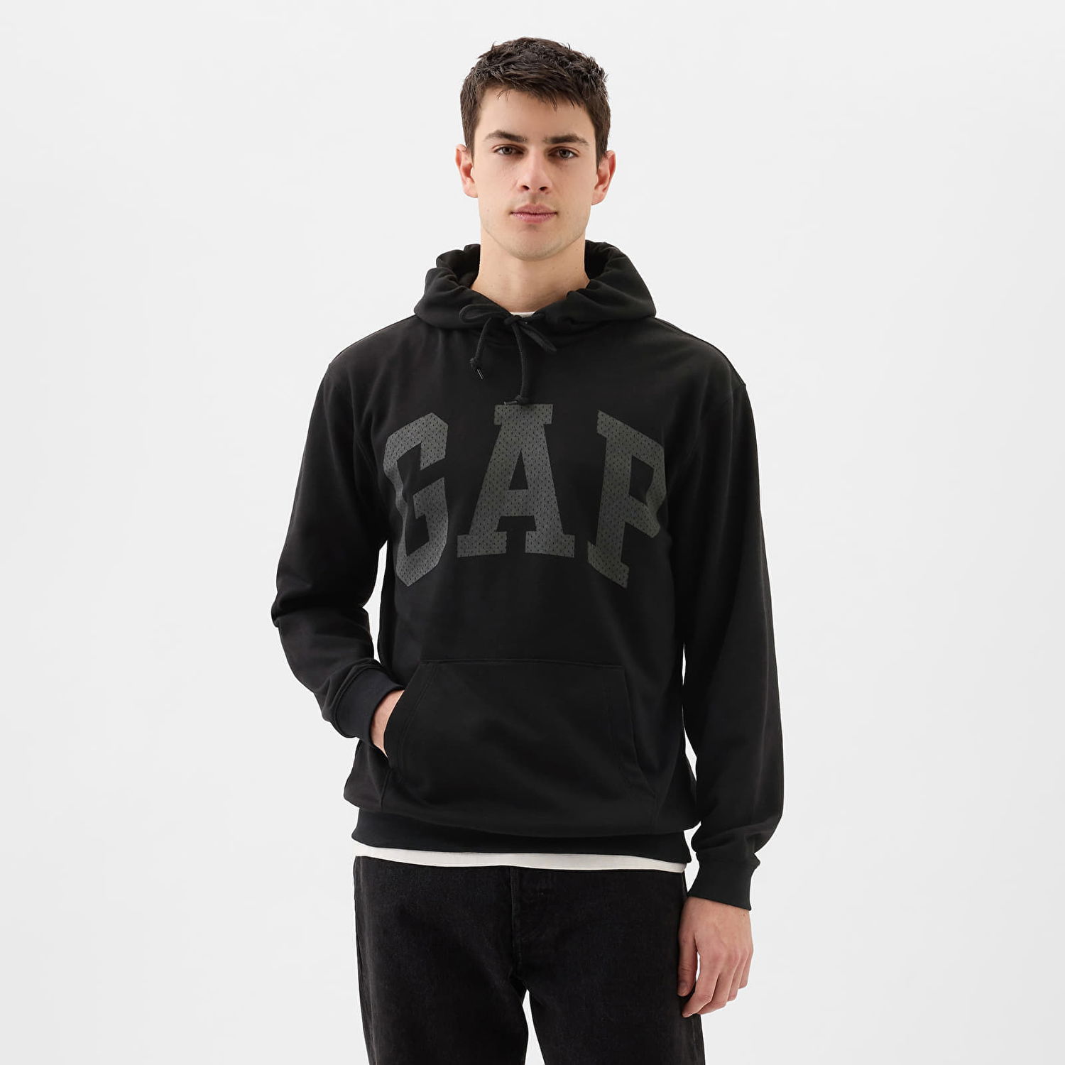Mikina GAP GAP Logo Pullover Hoodie Čierna | 862302-01, 0