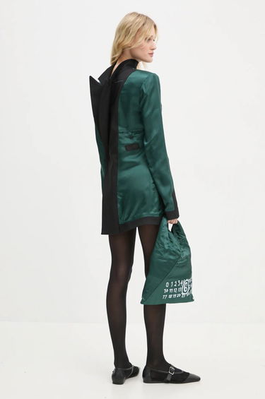 Šaty Maison Margiela Green Satin Mini Dress Zelené | S62DA0036.S41355, 1