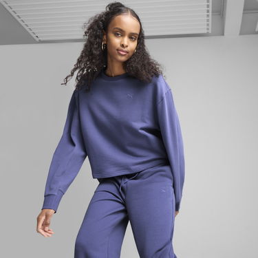 Mikina Puma HER Women's Relaxed Fit Crewneck Sweatshirt Fialová | 685058_46, 0