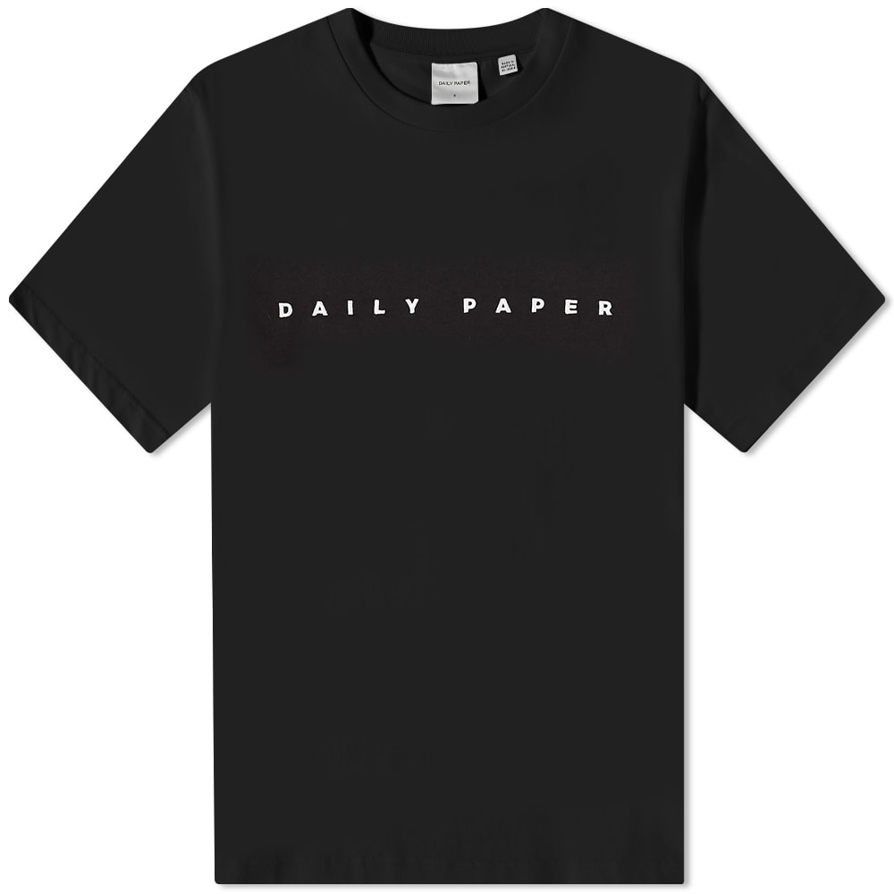 Tričko DAILY PAPER Alias Logo Tee Čierna | 2021181, 0