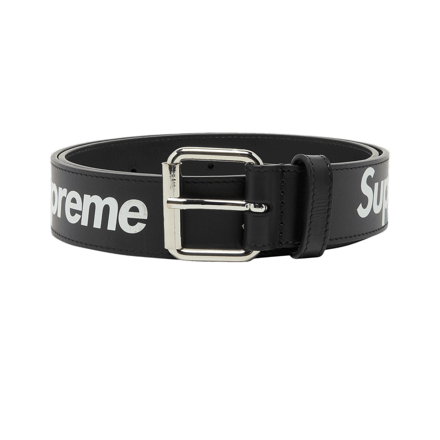 Opasok Supreme Repeat Leather Belt Čierna | SS22A47 BLACK, 0