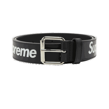 Opasok Supreme Repeat Leather Belt Čierna | SS22A47 BLACK, 0