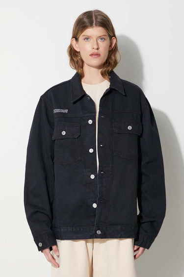 Bunda PANGAIA Pangaia Denim Jacket Čierna | 10000973, 2