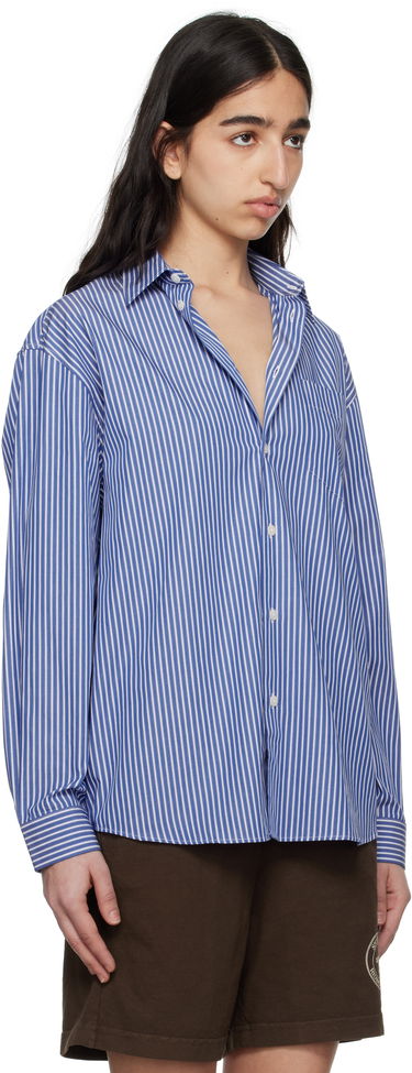 Košeľa Sporty & Rich Sporty & Rich Oversized 'SRC' Shirt Modrá | SI006612302ST02, 1