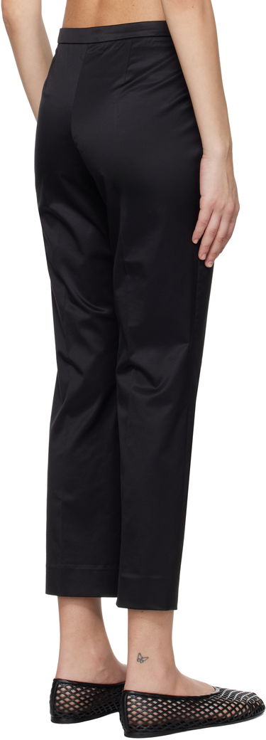 Nohavice TOTEME TOTEME Cropped Straight Trousers Čierna | 252-WRB0248-FB0391, 2