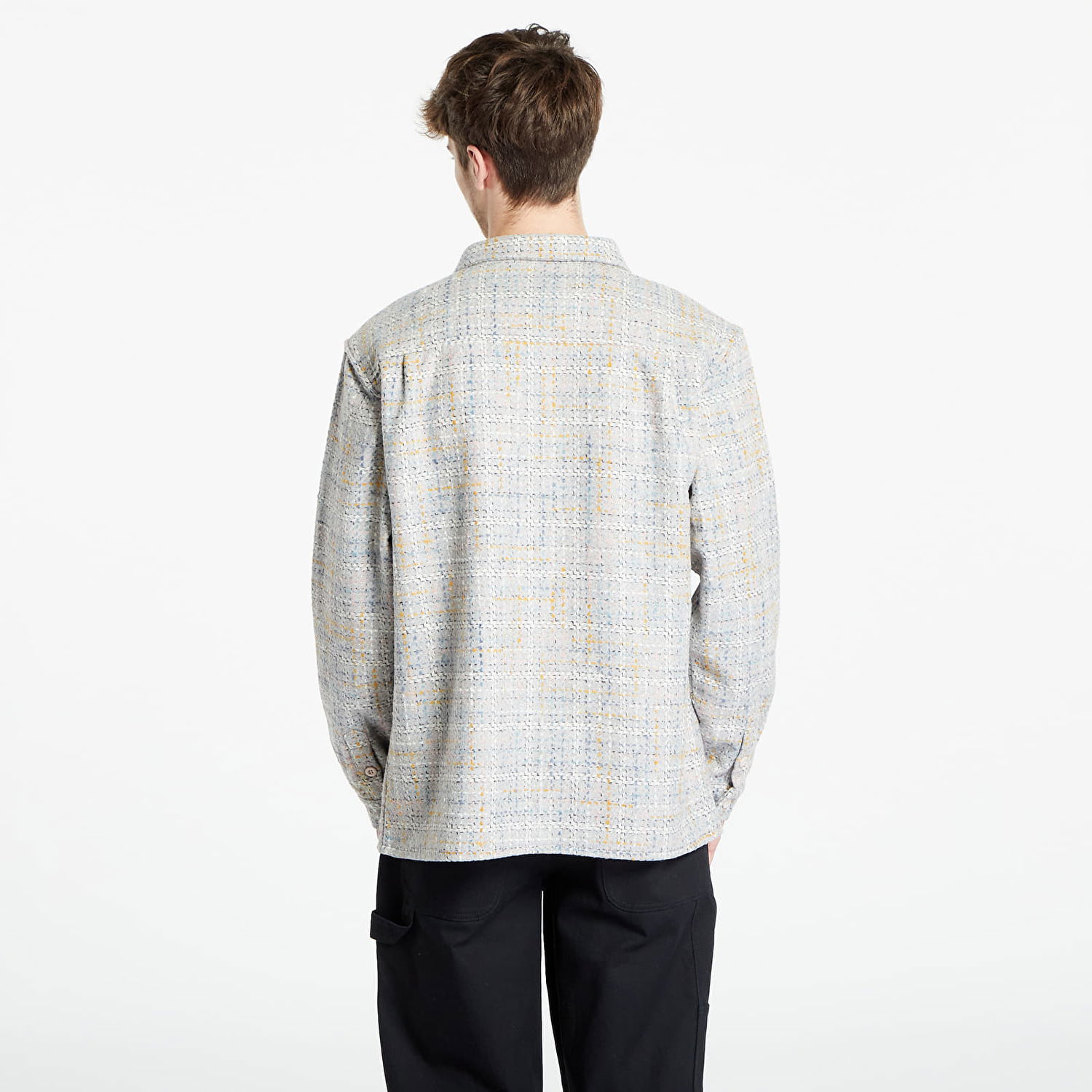 Košeľa Pleasures Periodic Work Shirt Šedá | P23W028 GREY, 1