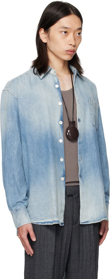 Košeľa OUR LEGACY OUR LEGACY Above Denim Shirt Modrá | M4252AC, 1