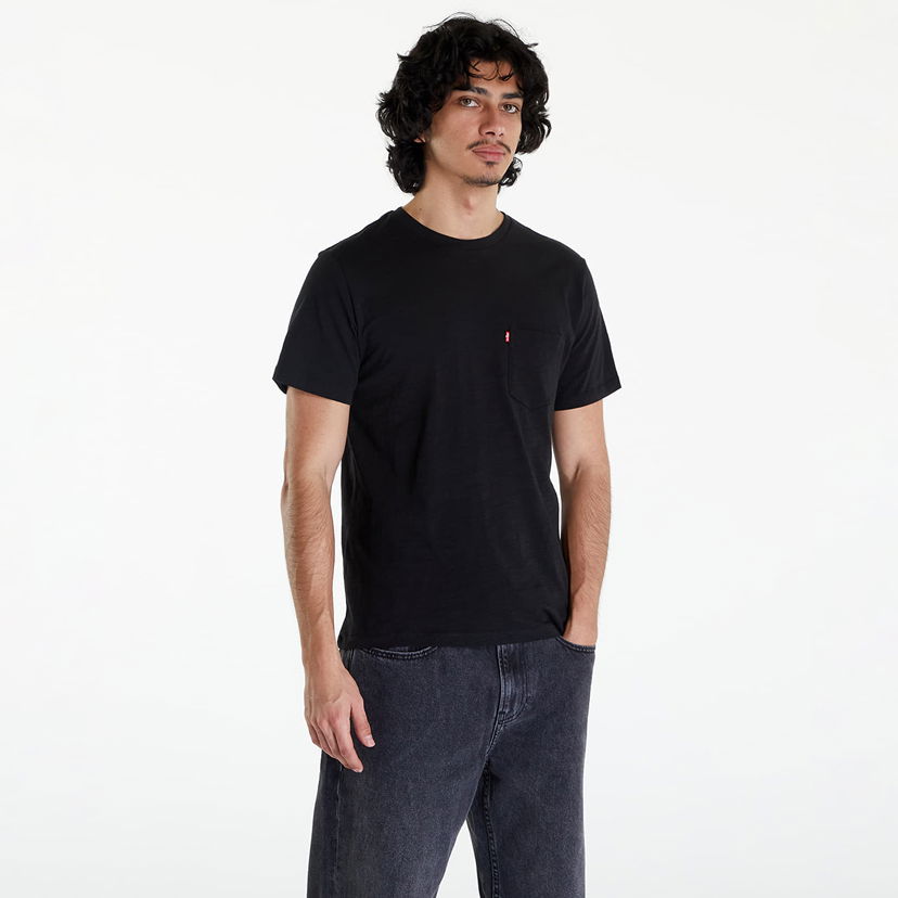 Tričko Levi's Classic Pocket Short Sleeve Tee Čierna | 19342-0177