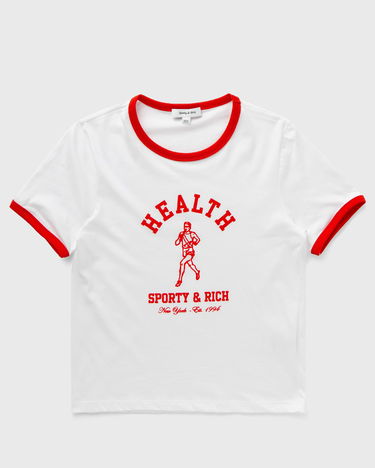 Tričko Sporty & Rich NY Running Club Ringer Tee Biela | TO073503124WH01, 0