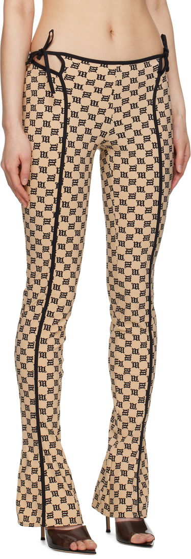 Legíny MISBHV MISBHV Monogram Coquette Leggings Béžová | 250W307, 1