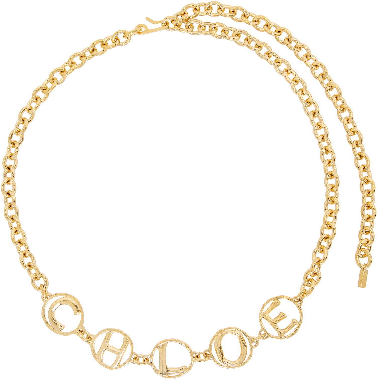Náhrdelník CHLOÉ The Chloé Script Jewelry Necklace Žltá | CH26SBJ01CB7, 0