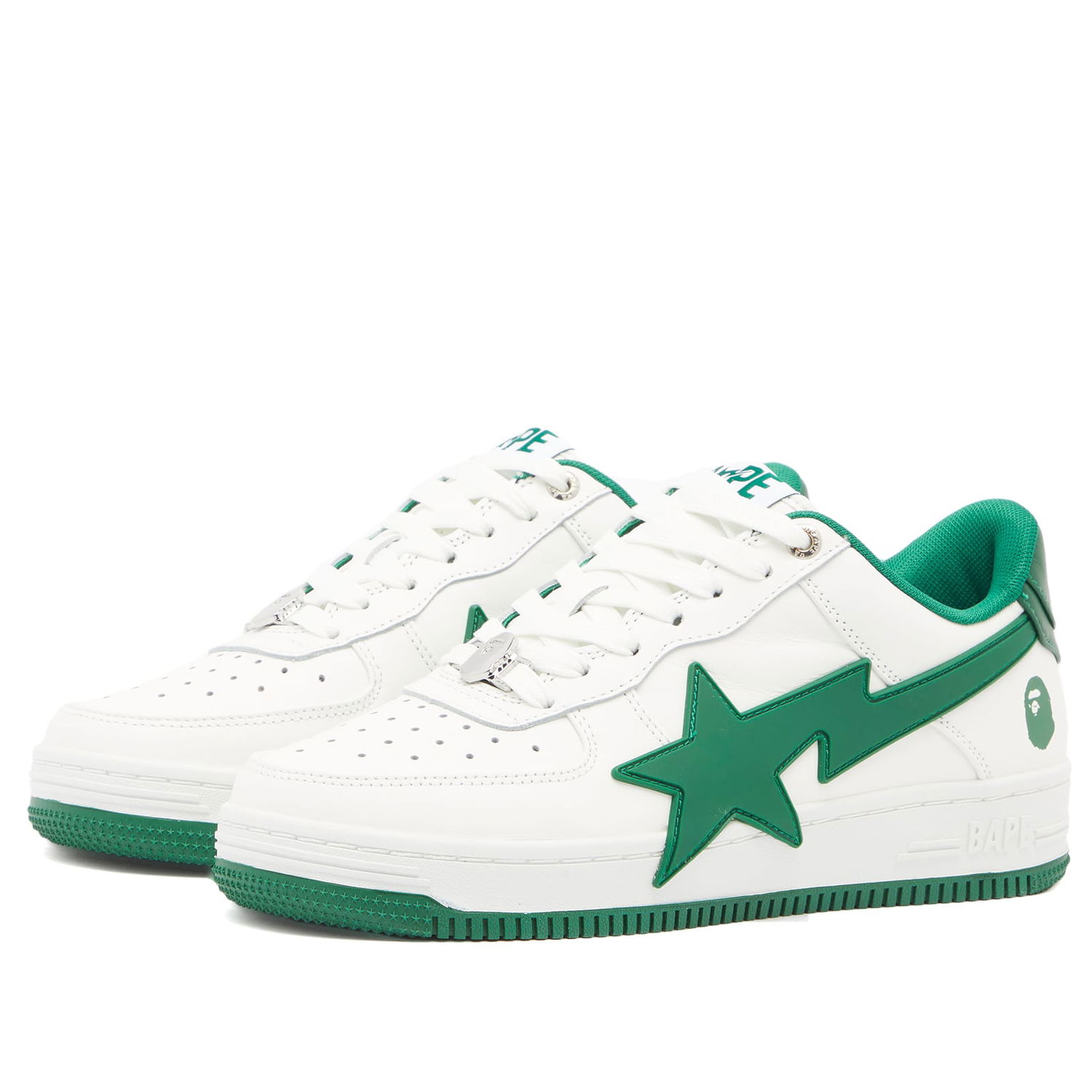 Tenisky a topánky BAPE A Bathing Ape Bape Sta OS in Green, Size UK 10 | END. Clothing Biela | 001FWK201314M-GRN, 0