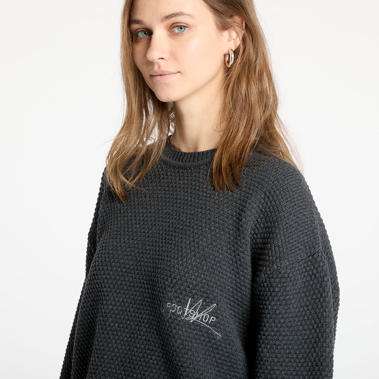 Sveter Footshop FTSHP Everyday Pebble Grey Sweater Šedá | FTSHP_450, 1