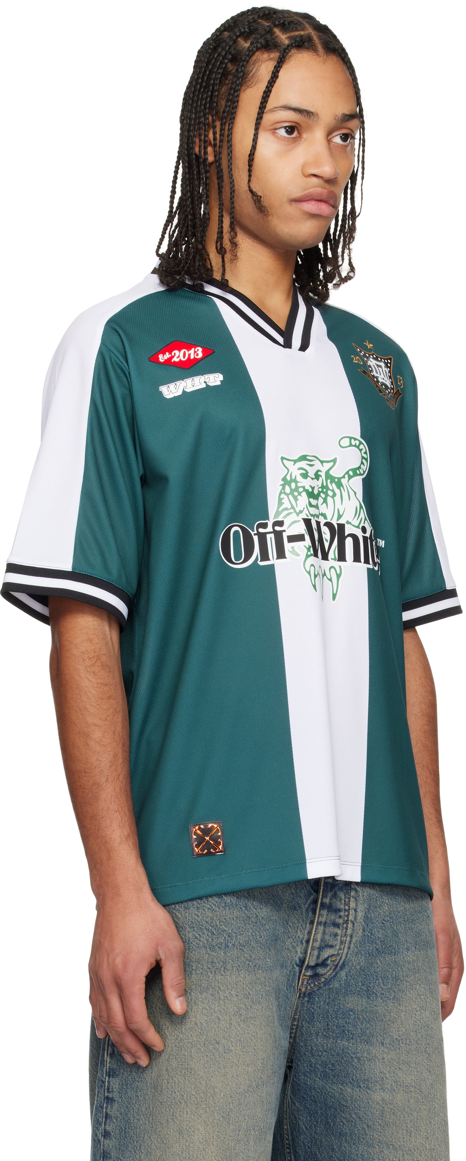 Off-White Tiger 23 Soccer T-Shirt