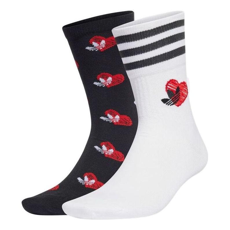 Ponožky adidas Originals adidas Mid-Cut Socks 2 Pairs Rôznofarebný | HM4191