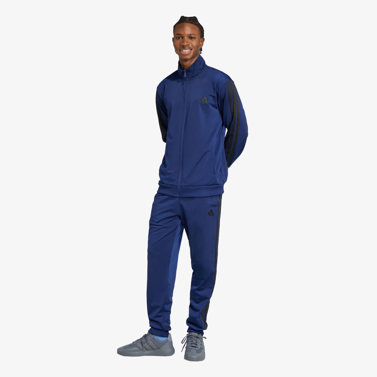 Súprava adidas Originals 3-Stripes Tricot Track Suit Modrá | KB7657, 1