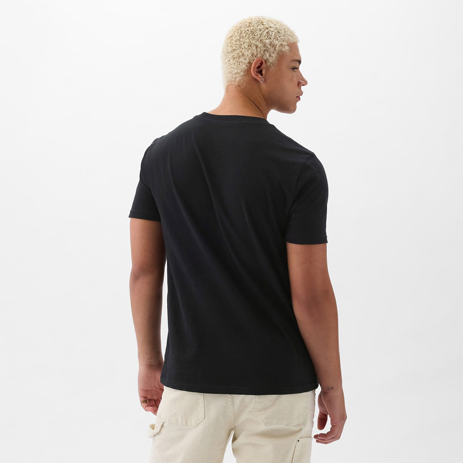 Pocket Micro Logo Tee Black