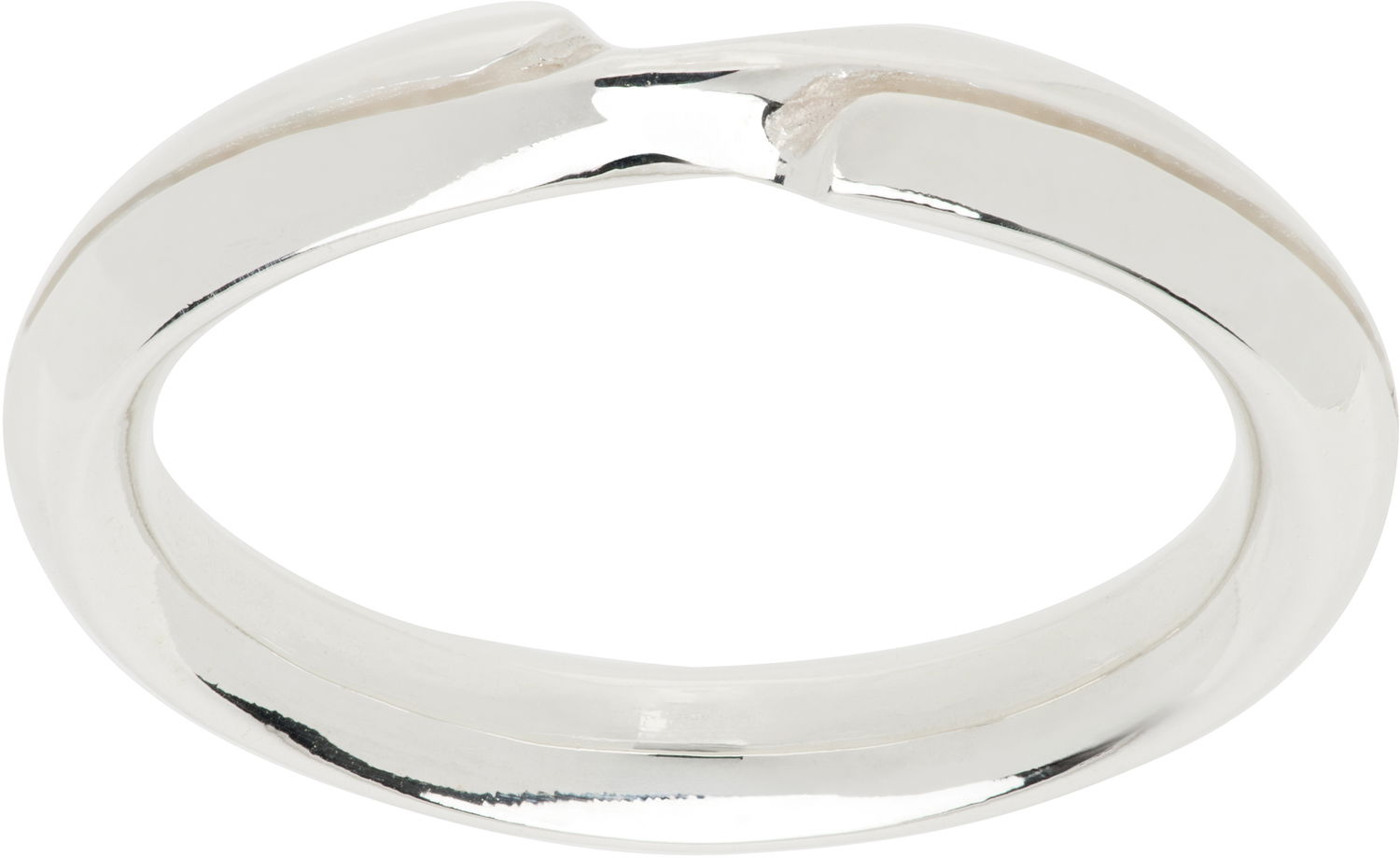 Prsteň MARTINE ALI Martine Ali Splyt Ring Metalická | MA226849-SS, 0