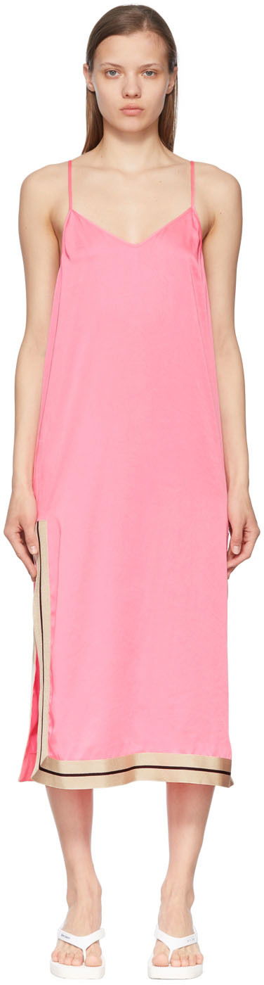 Polyester Midi Slip Dress