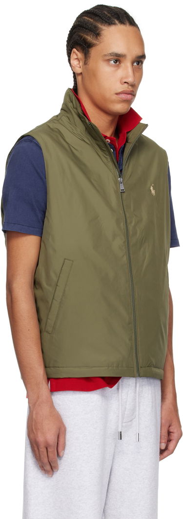 Vesta Polo by Ralph Lauren Ralph Lauren Packable Taffeta Vest Zelené | 710961832002, 1