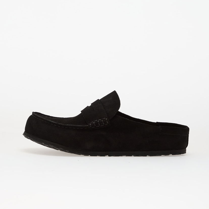 Tenisky a topánky Birkenstock Birkenstock Naples Wrapped Suede Leather Mules Čierna | 1030795