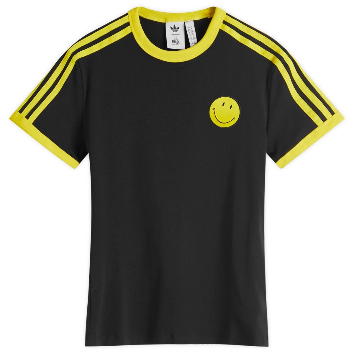 Tričko adidas Originals Smiley Cali T-Shirt, Size Large Čierna | JD2738, 1