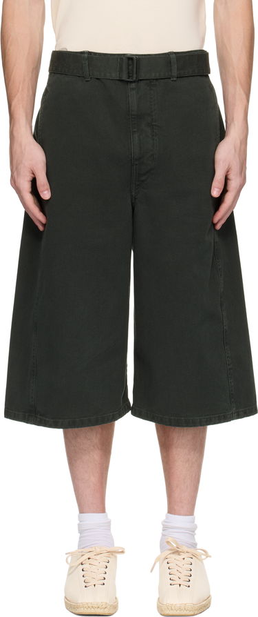 Šortky LEMAIRE Lemaire Twisted Denim Shorts Zelené | PA1107 LD1039, 0