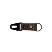 Leather Keychain with Carabiner
