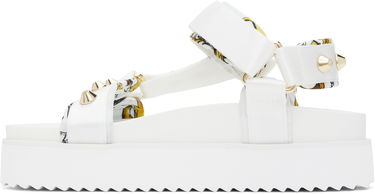 Tenisky a topánky Versace Versace Jeans Couture Beach Sandals Biela | E78VA3SM2_EZS187, 2