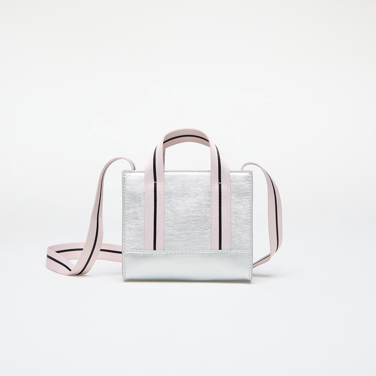 Kabelka Palm Angels Palm Angels Kids Shiny Mini Tote Bag Metalická | PGNA003F24FAB0017203, 1