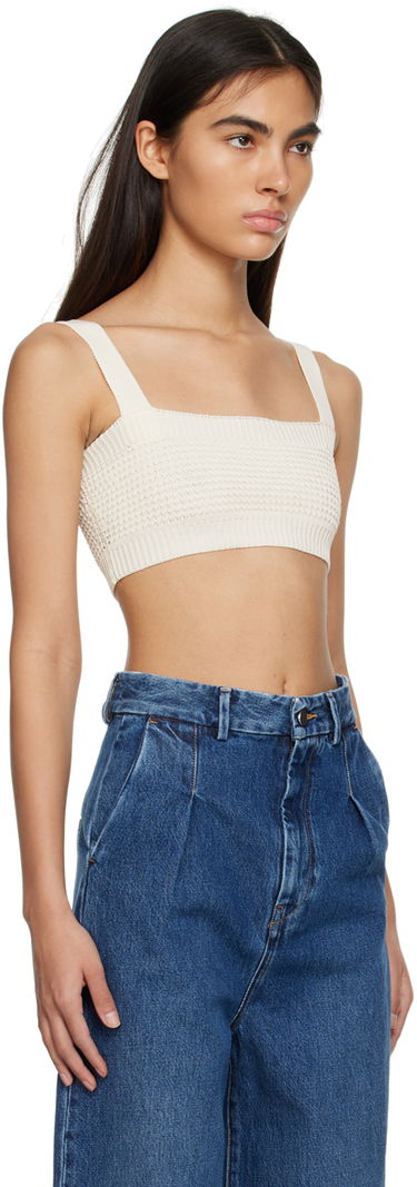 Tielko Loulou de Saison Loulou de Saison Senna Tank Top Biela | SENNA, 1