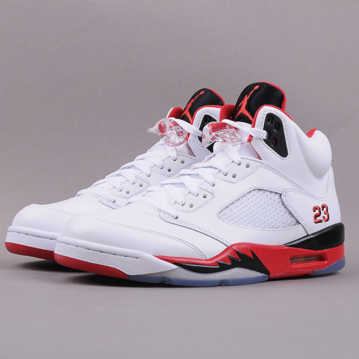 Tenisky a topánky Jordan Air Jordan 5 Retro "Fire Red" 2013 Biela | 136027 120, 1