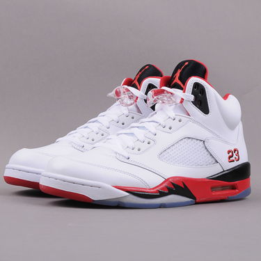Tenisky a topánky Jordan Air Jordan 5 Retro "Fire Red" 2013 Biela | 136027 120, 1