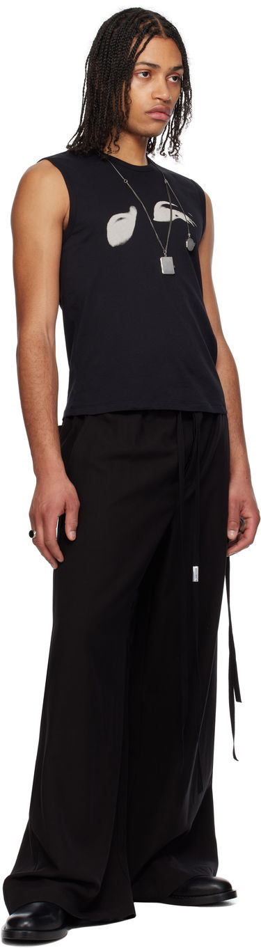 Tielko Ann Demeulemeester Ann Demeulemeester Ysewijn Smokey Eyes Tank Top Čierna | 2510-M-JTO05-41-FA206-099, 3