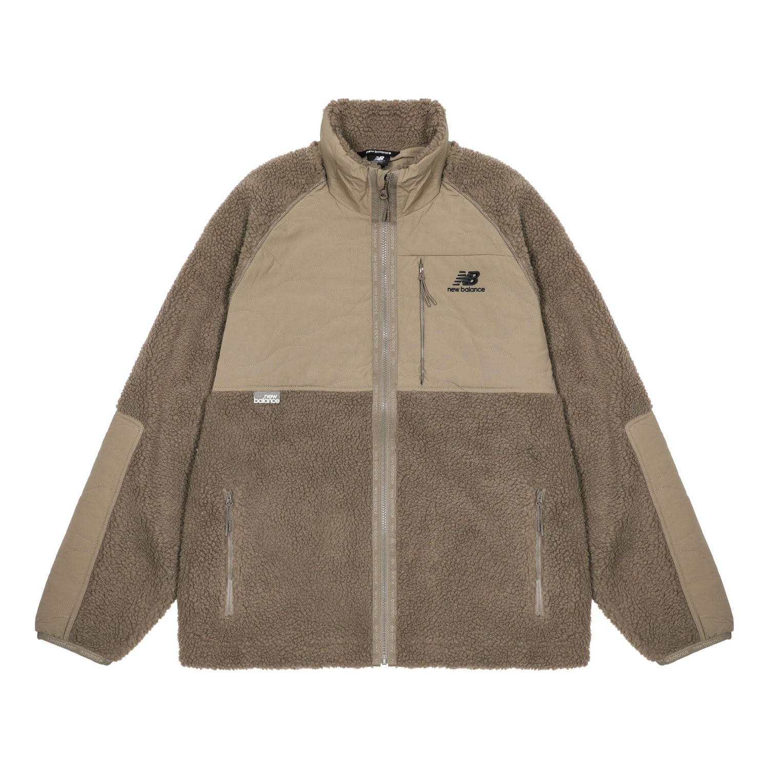 Bunda New Balance Lifestyle Warm Coat Hnedá | AMJ23326-DRI, 0