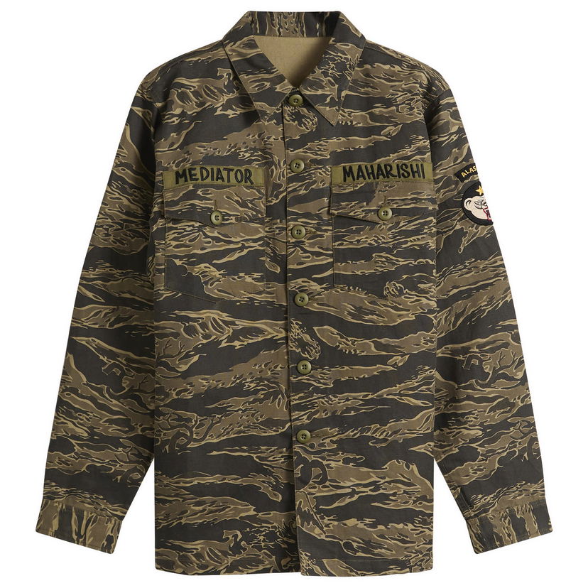 Košeľa Maharishi Bonsai Tigerstripe Utility Shirt Rôznofarebný | 7147-MGD