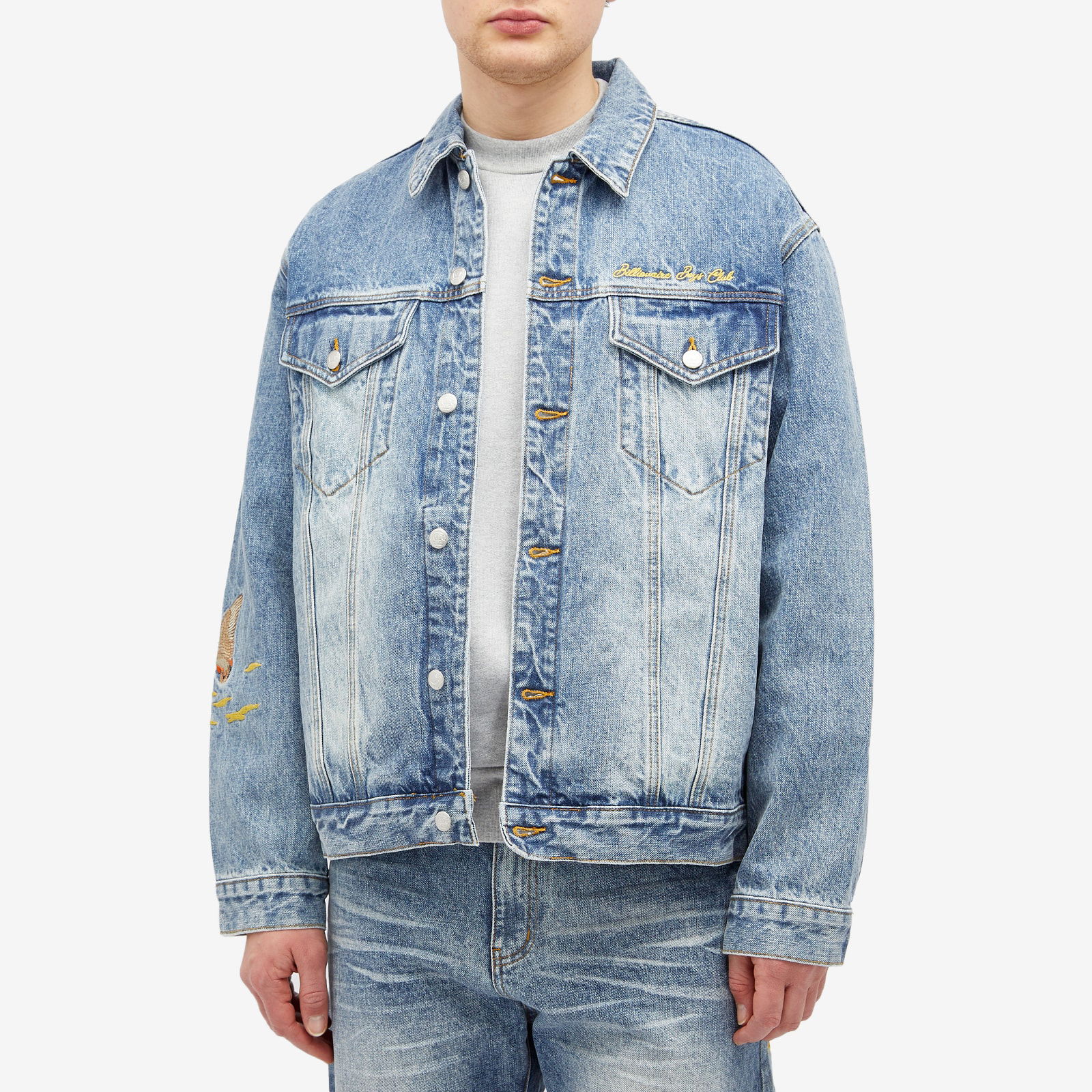 Duck Embroidered Denim Jacket