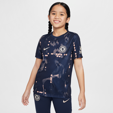 Tričko Nike Chelsea FC Academy Pro SE Dri-FIT Pre-Match Short Sleeve Soccer Top Navy | HJ3700-452, 0