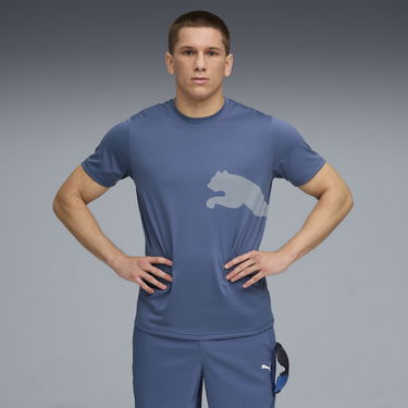 Tričko Puma Train All Day Big Logo T-Shirt Modrá | 526721_80, 0