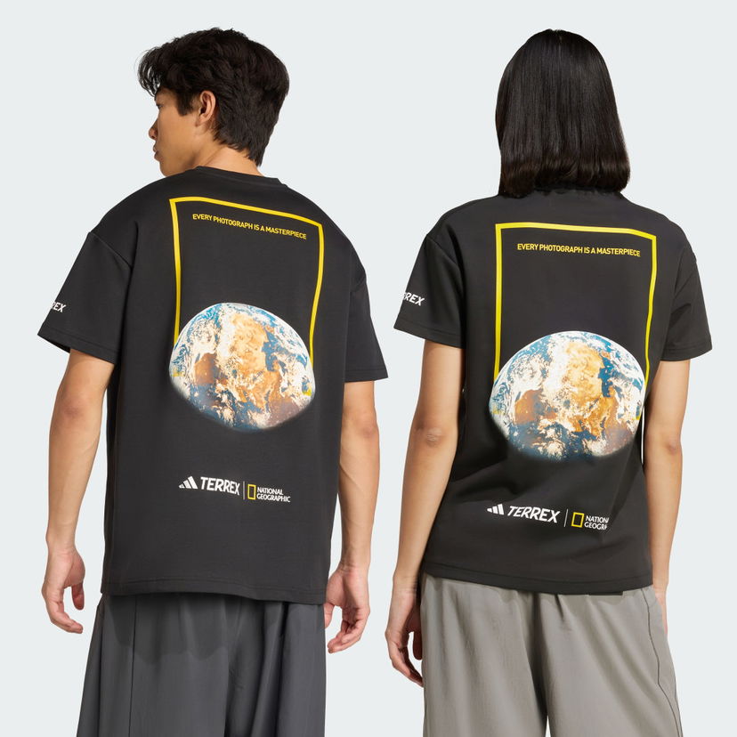 Tričko adidas Performance National Geographic Graphic Short Sleeve T-Shirt Čierna | KC2352