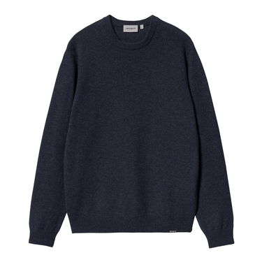 Sveter Carhartt WIP Crewneck Relaxed Fit Sweater Modrá | I033917_9, 3